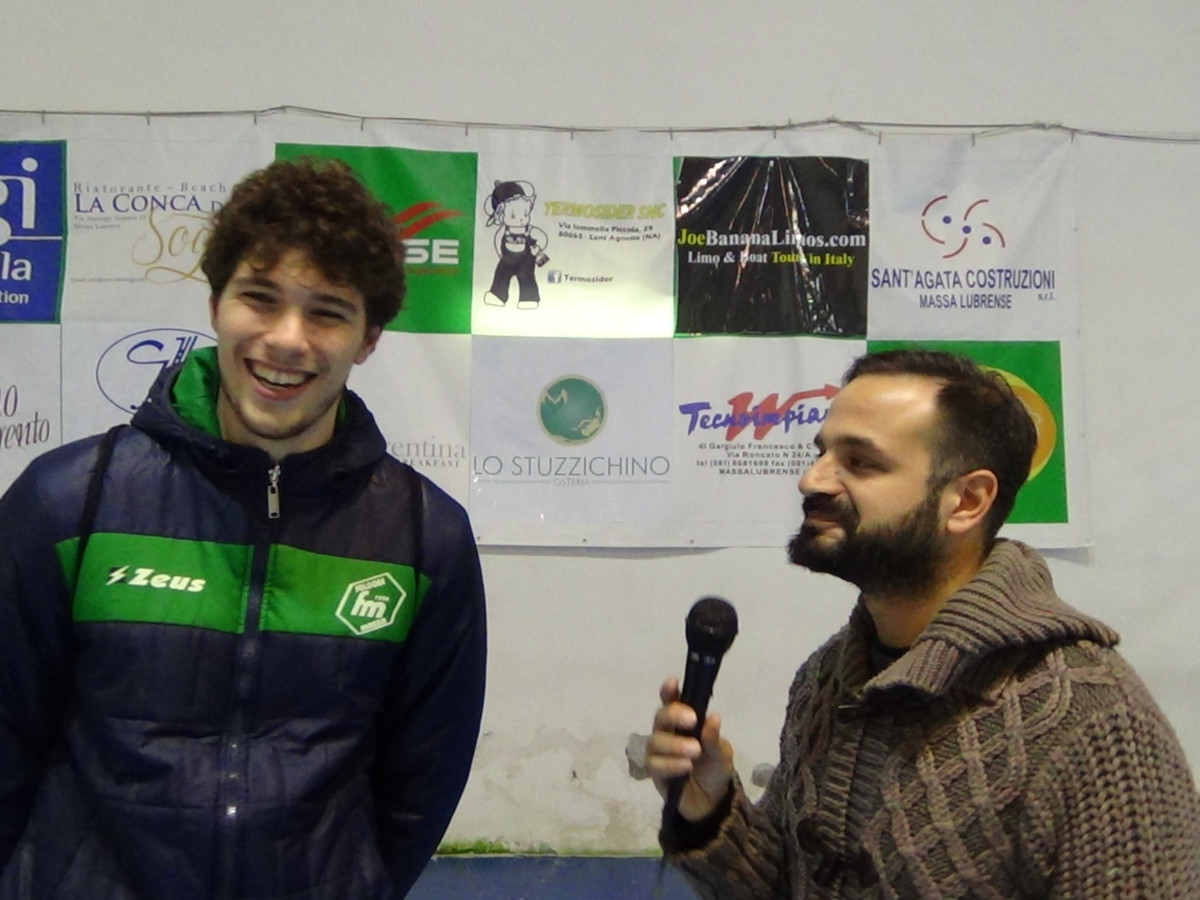 Folgore -Aversa 3-0: L'intervista post-gara con Nicolò Casaro