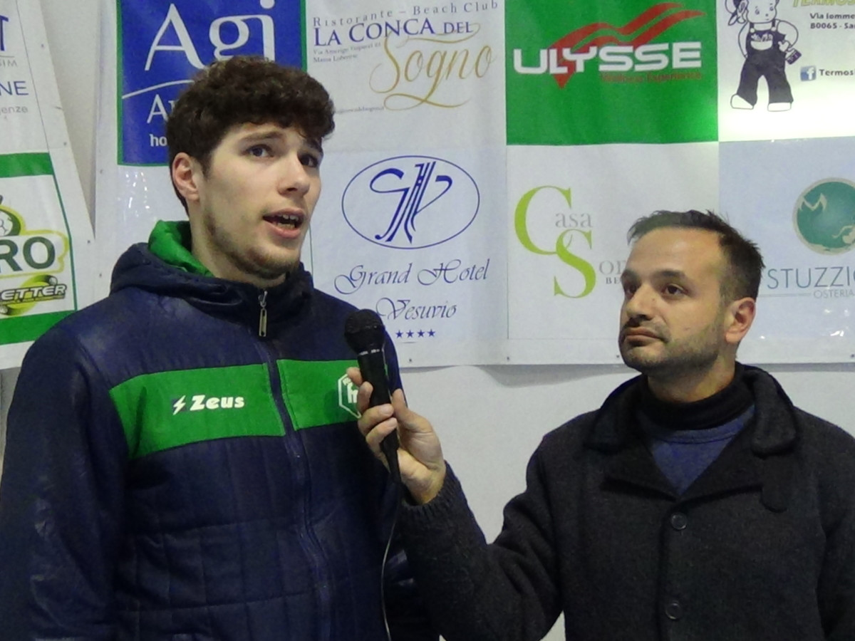 Folgore Massa-Galatina 3-1, Intervista post-partita con Nicolò Casaro