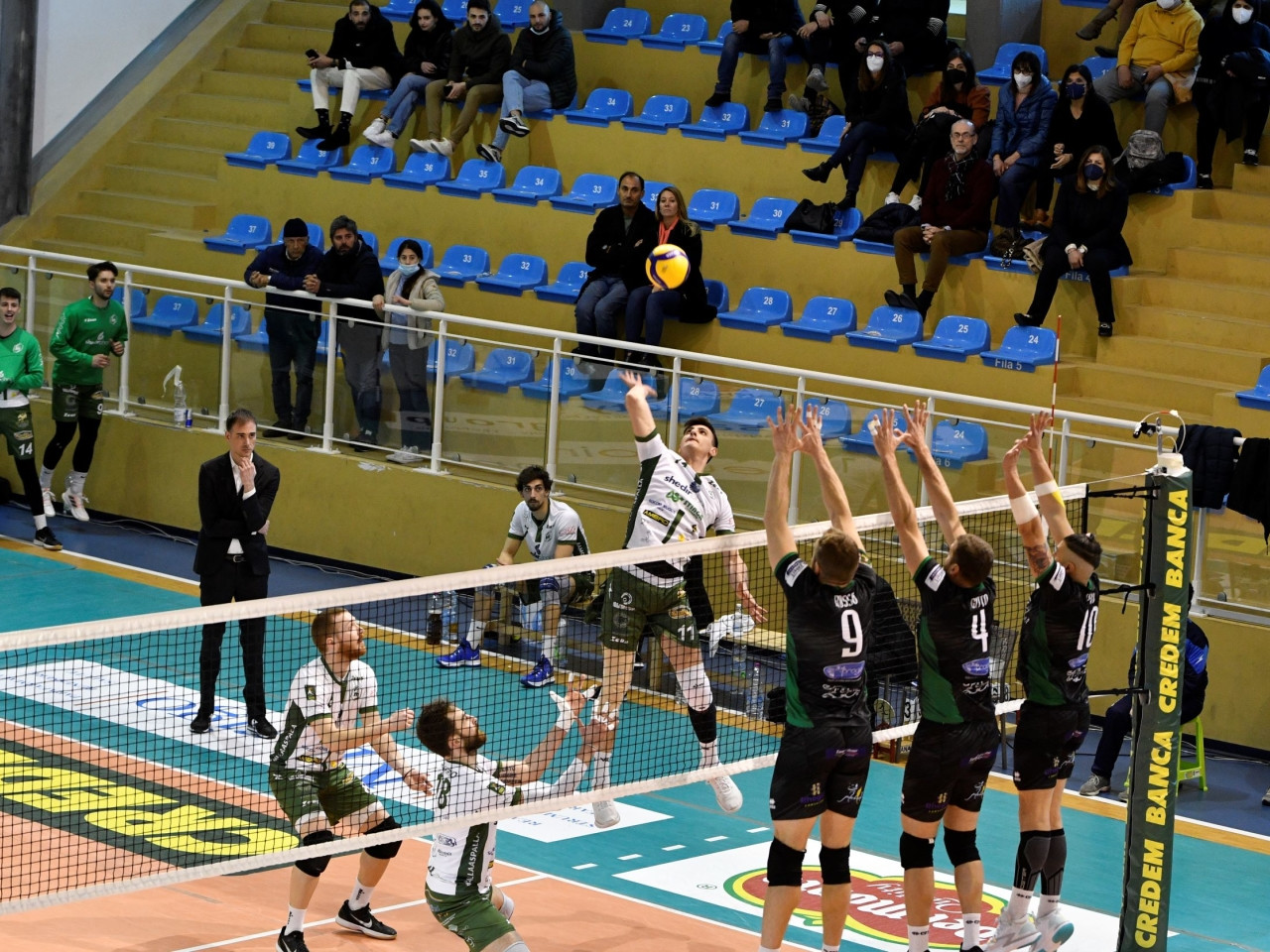 La Folgore cede in 3 set a Palmi e chiude il campionato al nono posto