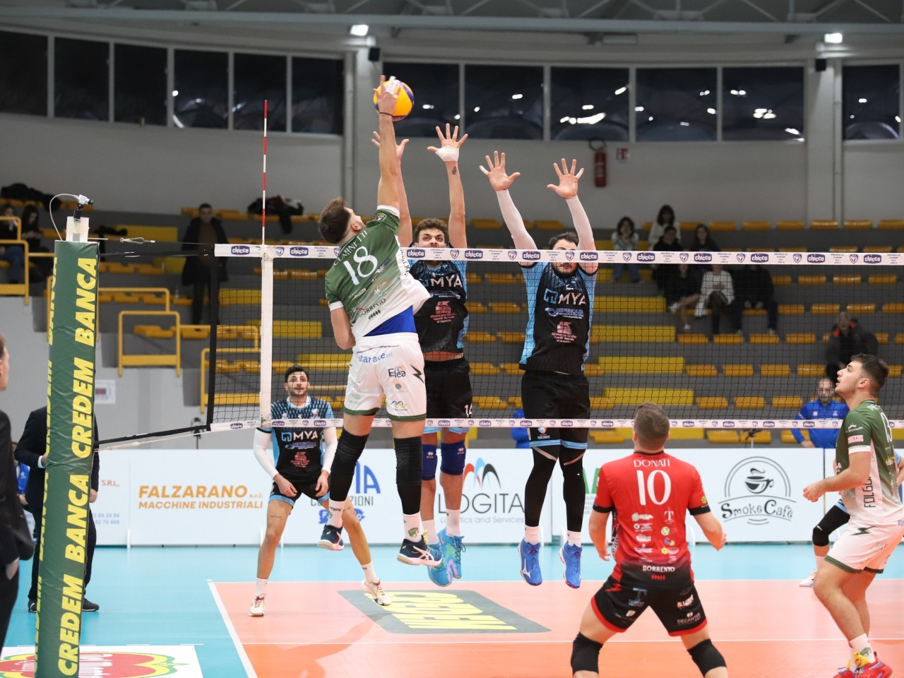 Derby amaro: Sorrento cede in 3 set a Marcianise