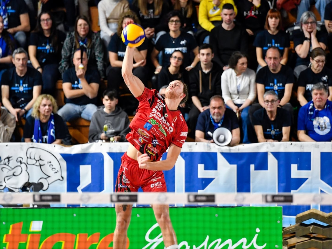 Davide Brignach, il bombardiere della Romeo Sorrento in A3